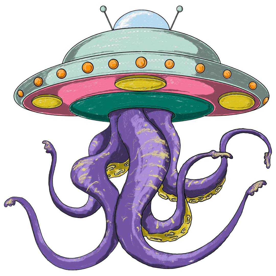 Ilustración de un OVNI