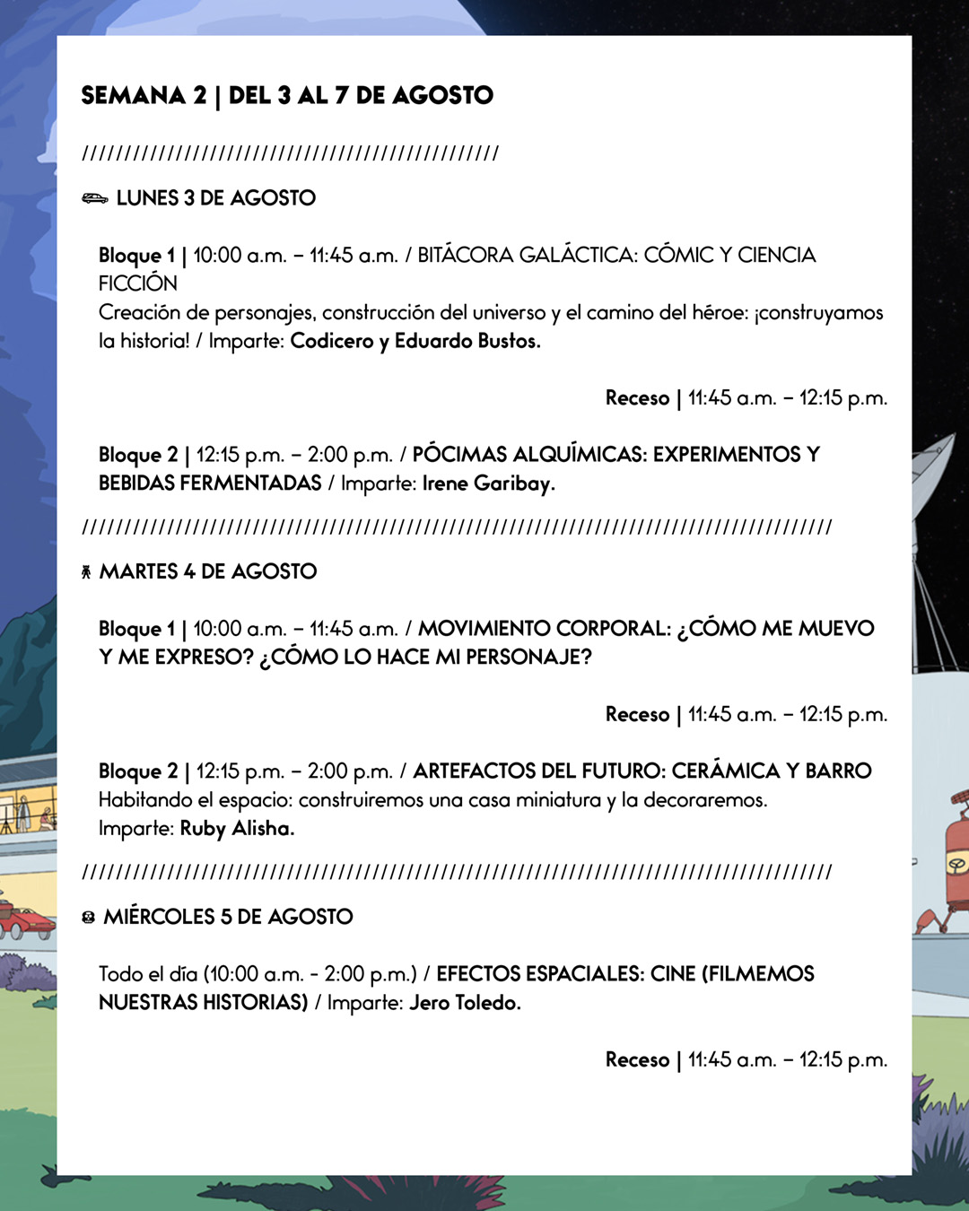 Programa página 3