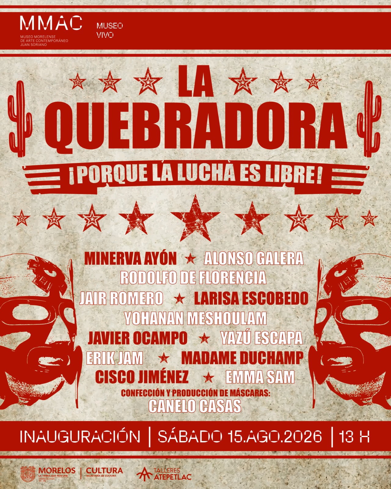 Cartel de la exposición La Quebradora